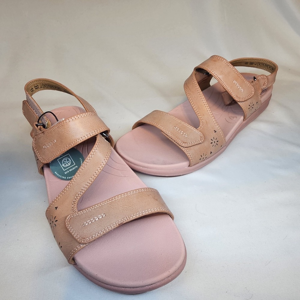 Cobb Hill Tala Asymmetric Pink Sandal Womens Size 10